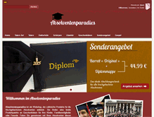 Tablet Screenshot of absolventenparadies.de